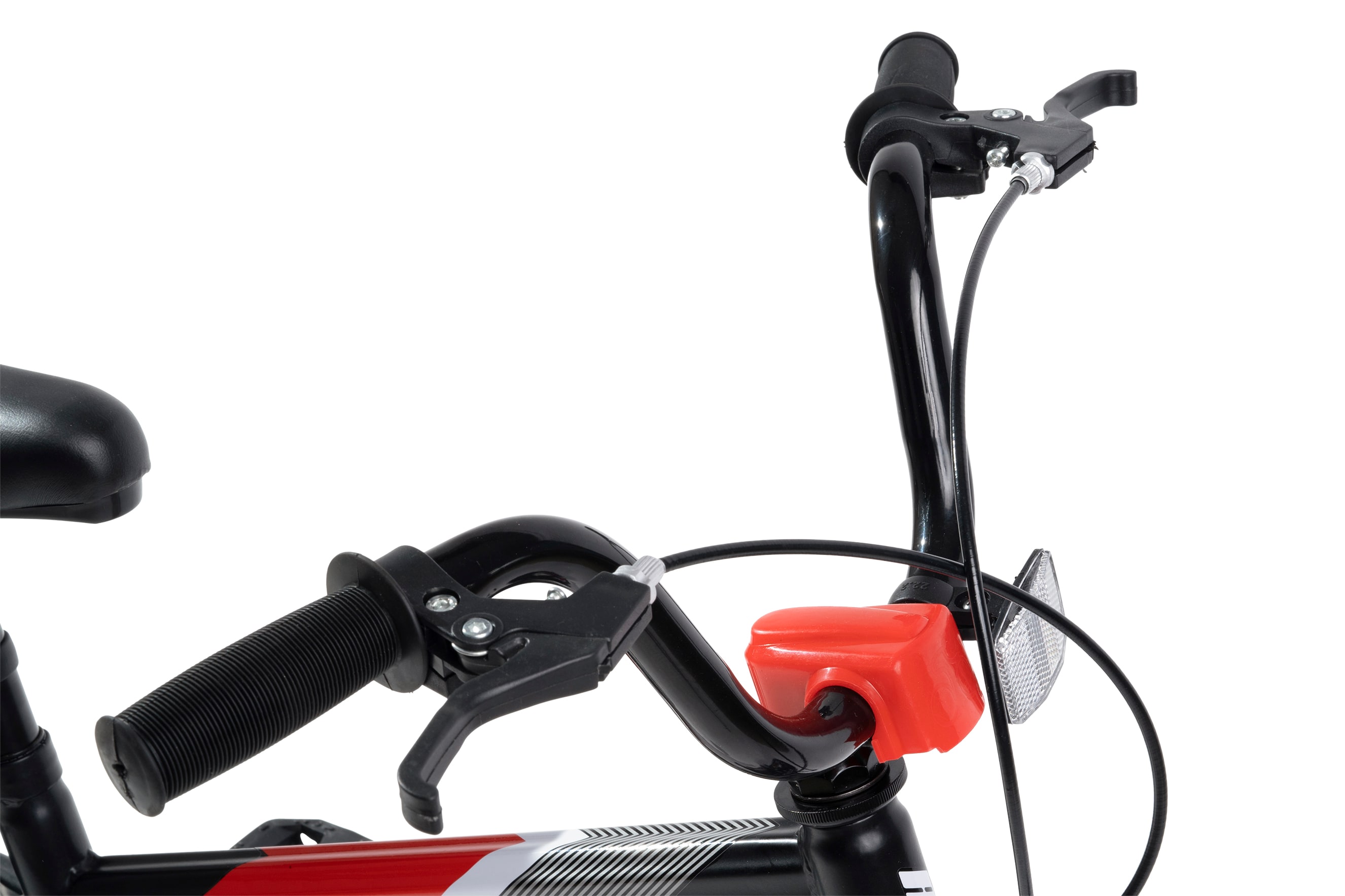 Bicicleta copii RICH Baby R16WTB, roata 16", frana C-Brake, negru-rosu