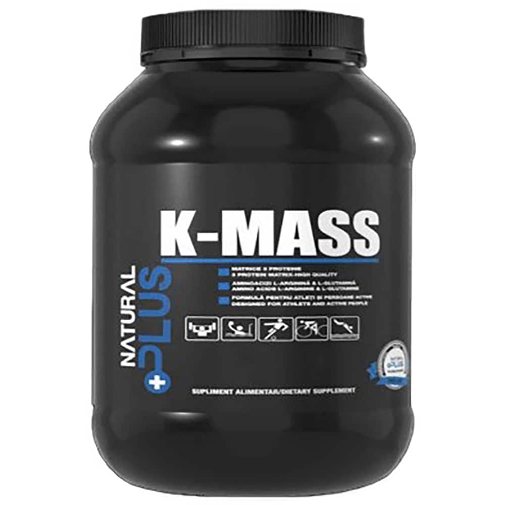 Supliment K-Mass, banane, 2 kg, NATURAL PLUS