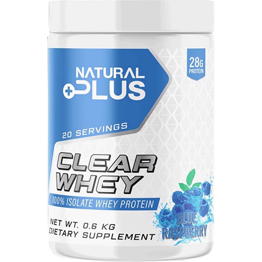 Supliment Clear Whey, zmeura albastra, 0.6 kg, NATURAL PLUS