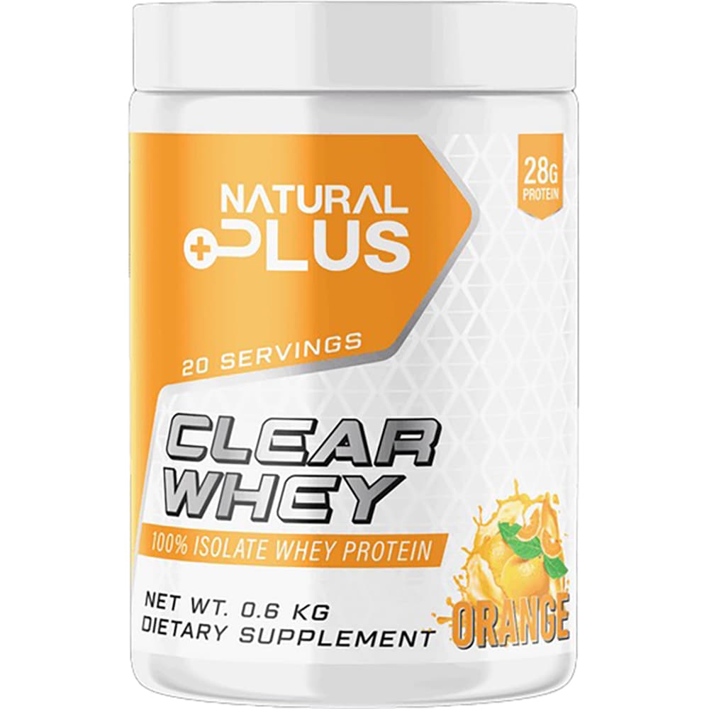 Supliment Clear Whey, portocale, 0.6 kg, NATURAL PLUS