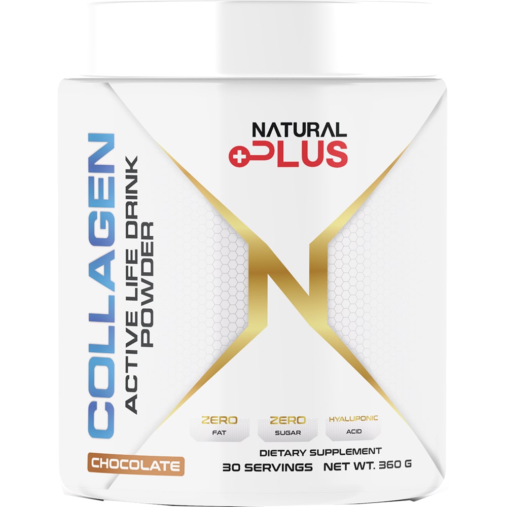 Supliment Collagen, ciocolata, 360 g, NATURAL PLUS