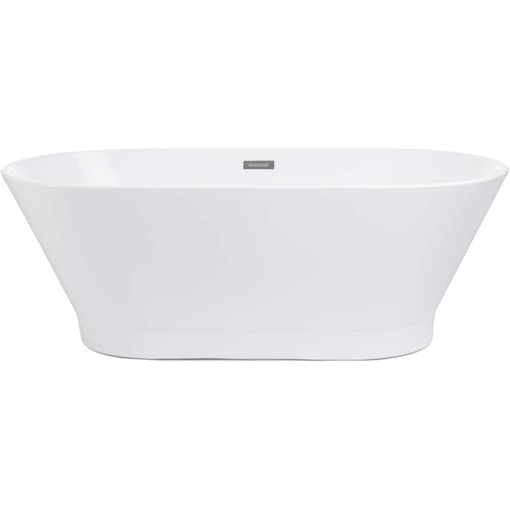 Cada baie freestanding Fibrex Oslo, acril, 150 x 70 x 60 cm, alb