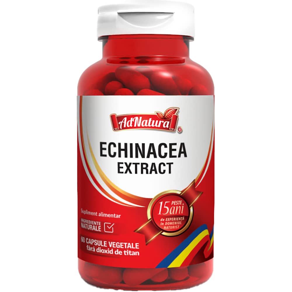 Supliment Echinacea Extract 400 mg, 60 capsule, AD NATURA