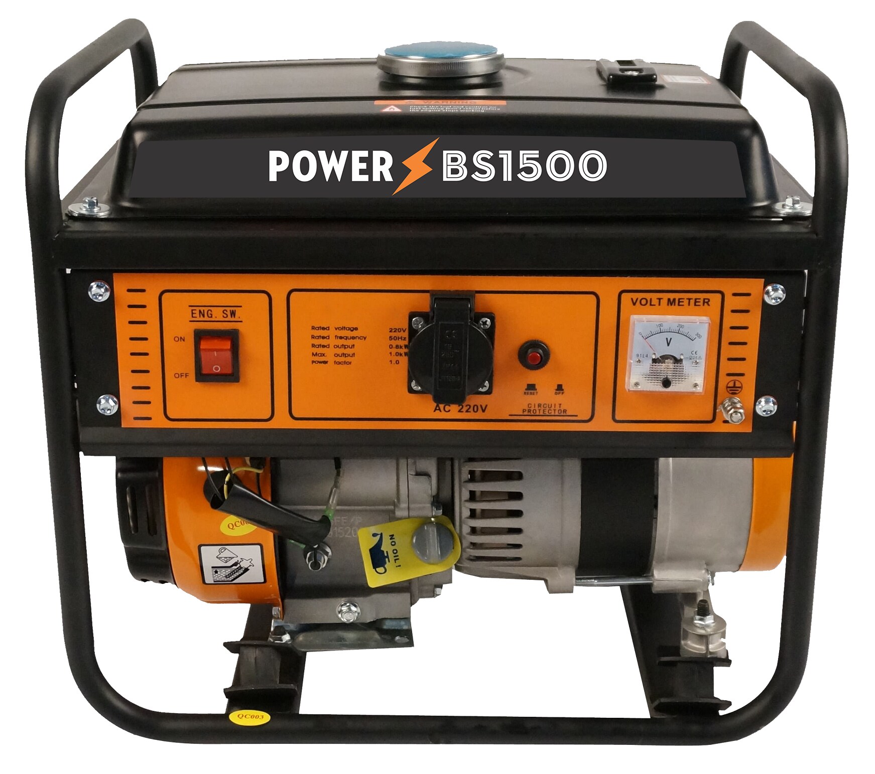 Generator curent electric Power BS1500, 1100W, 4 timpi, benzina