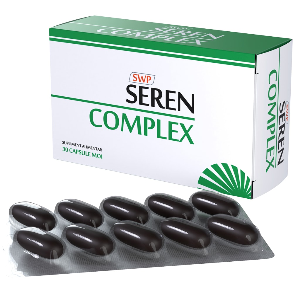 Supliment alimentar Seren Complex, 30 capsule moi, SUN WAVE PHARMA