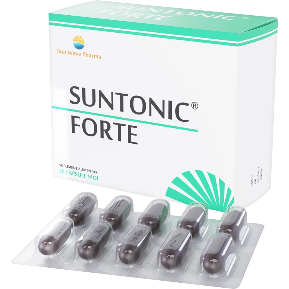 Supliment alimentar Suntonic Forte, 30 capsule moi, SUN WAVE PHARMA