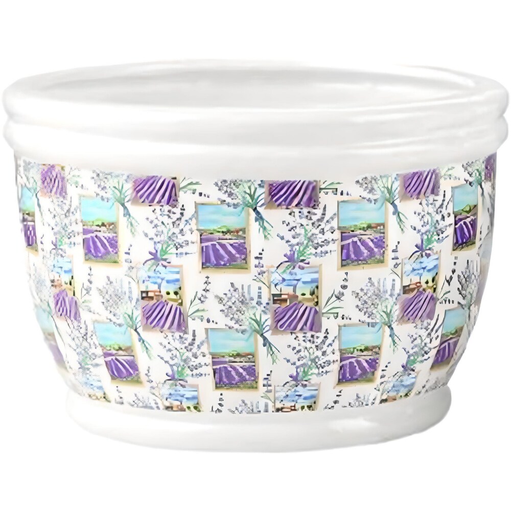 Ghiveci flori DECOR Lavander, ceramica, D 23 cm, multicolor