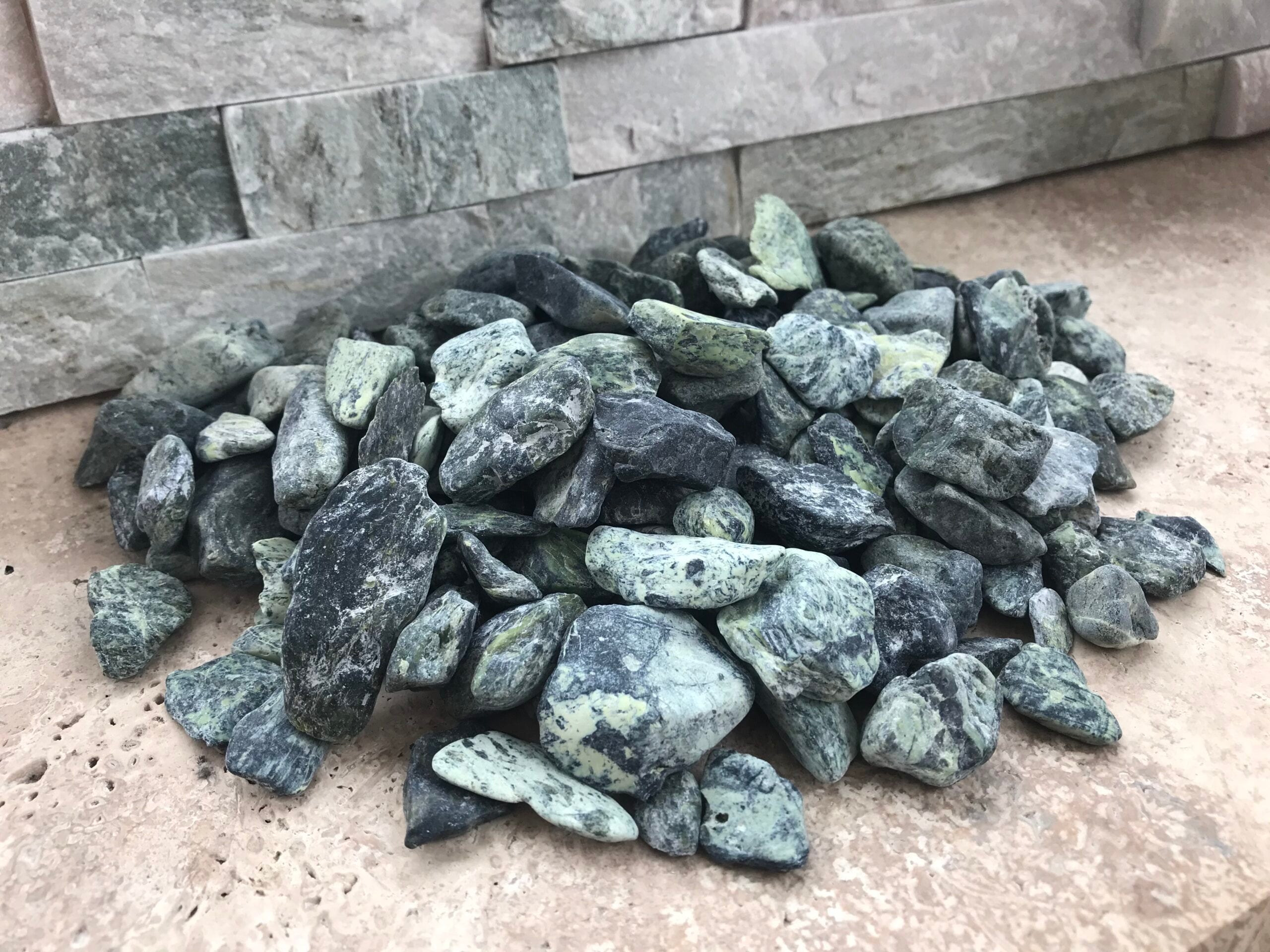 Piatra decorativa marmura, interior-exterior, verde, 1-3 cm, 20 Kg