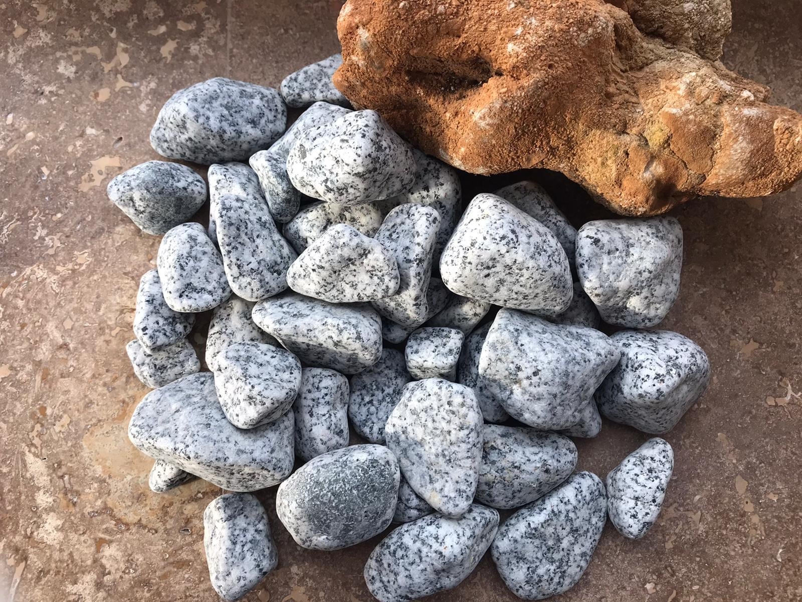 Piatra decorativa granit, interior-exterior, gri, 2-4 cm, 20 Kg