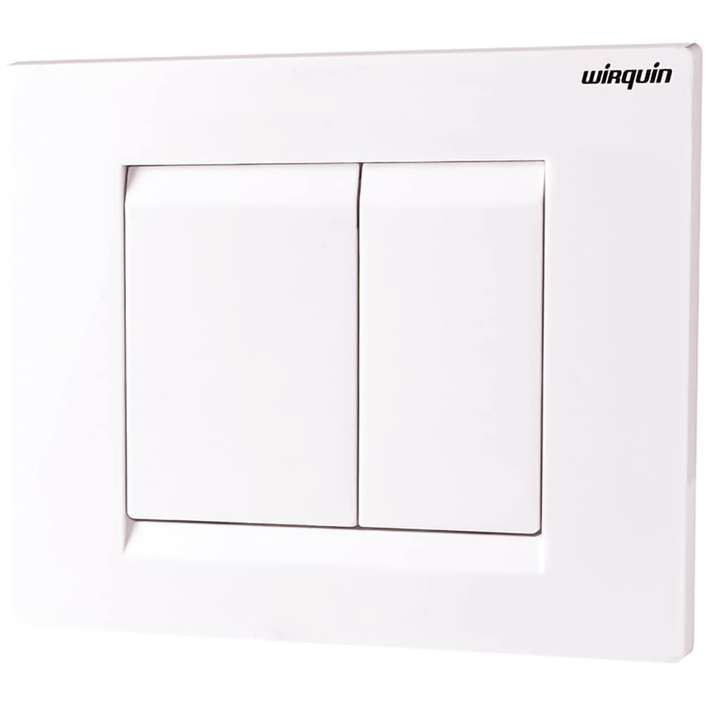 Set vas WC si rezervor incastrat WIRQUIN, montaj suspendat, evacuare orizontala, ceramica, 6l, alb