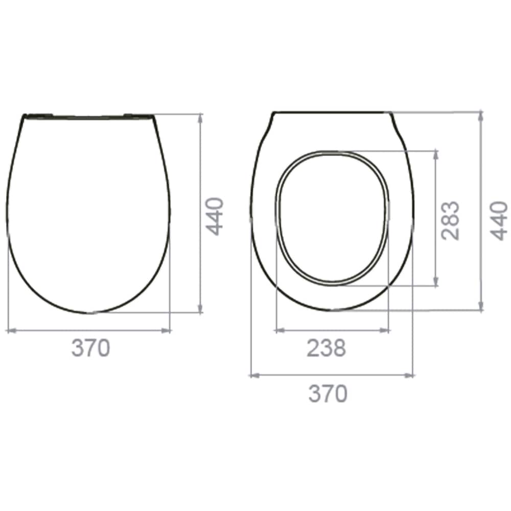 Set vas WC si rezervor incastrat WIRQUIN, montaj suspendat, evacuare orizontala, ceramica, 6l, alb