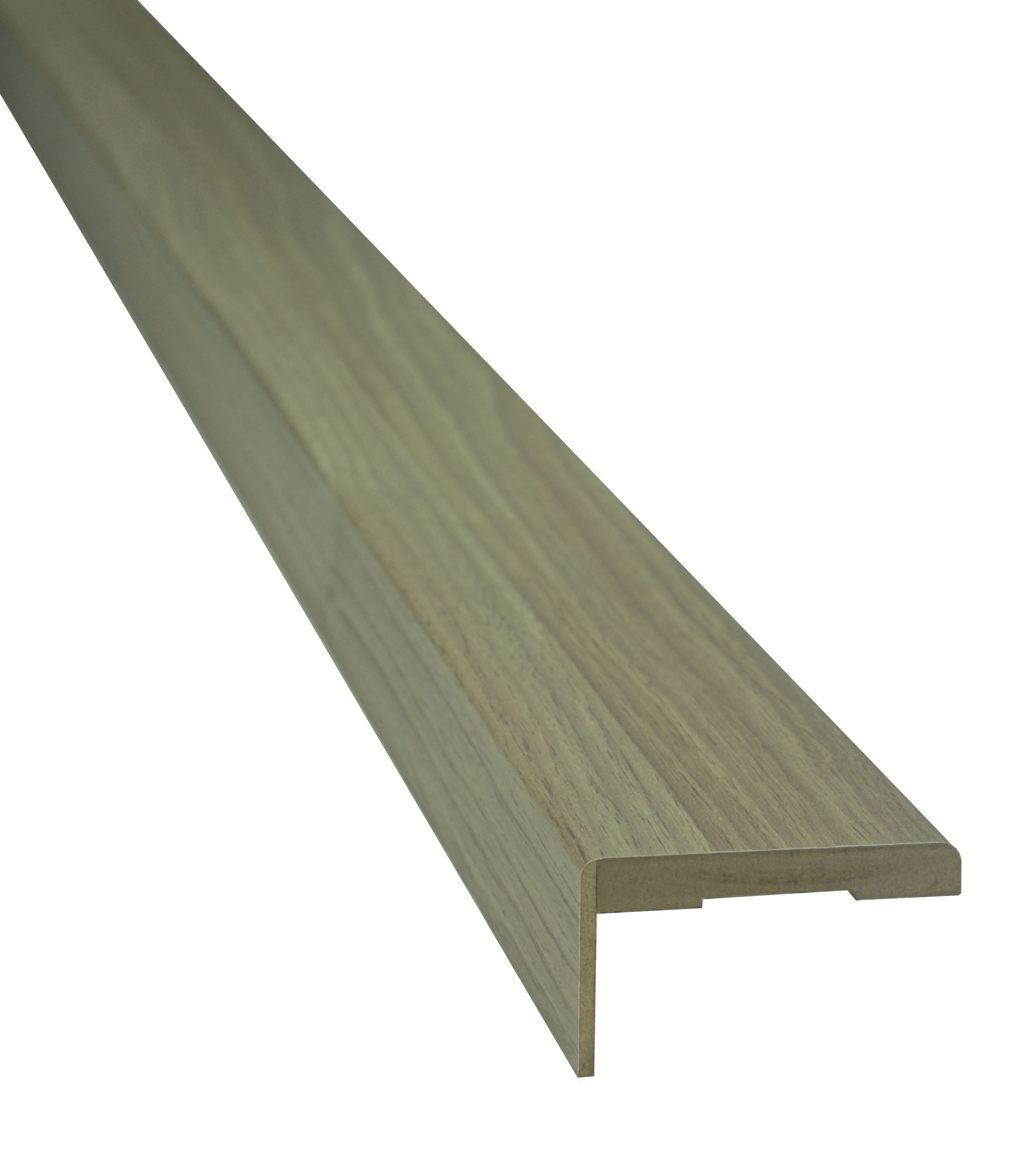 Set pervaz reglabil, MDF, 7.3 x 215 cm, maro deschis