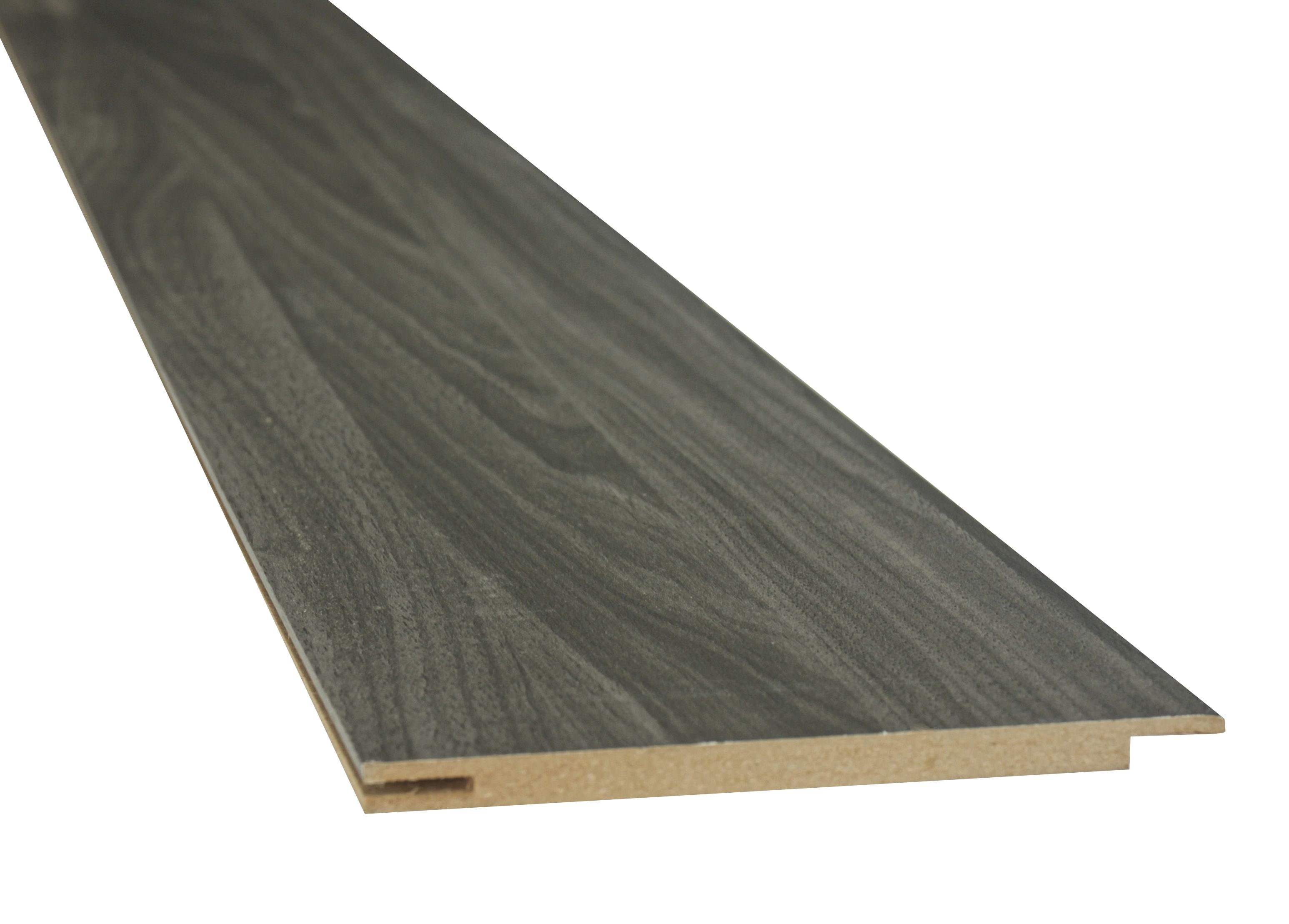 Set extensie toc, MDF, 17 x 210 cm, gri inchis