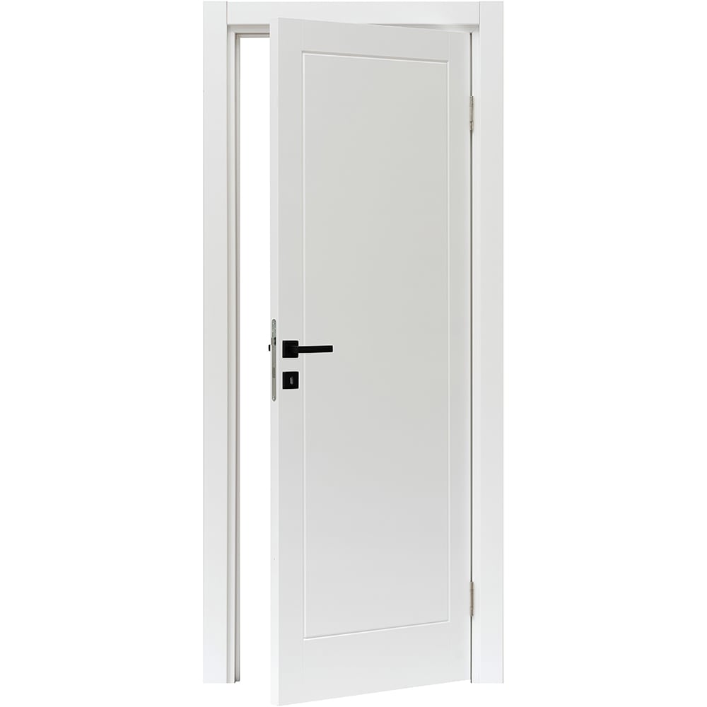 Usa interior Cristal, fara geam, reversibila, MDF, 68 x 203 cm, alb