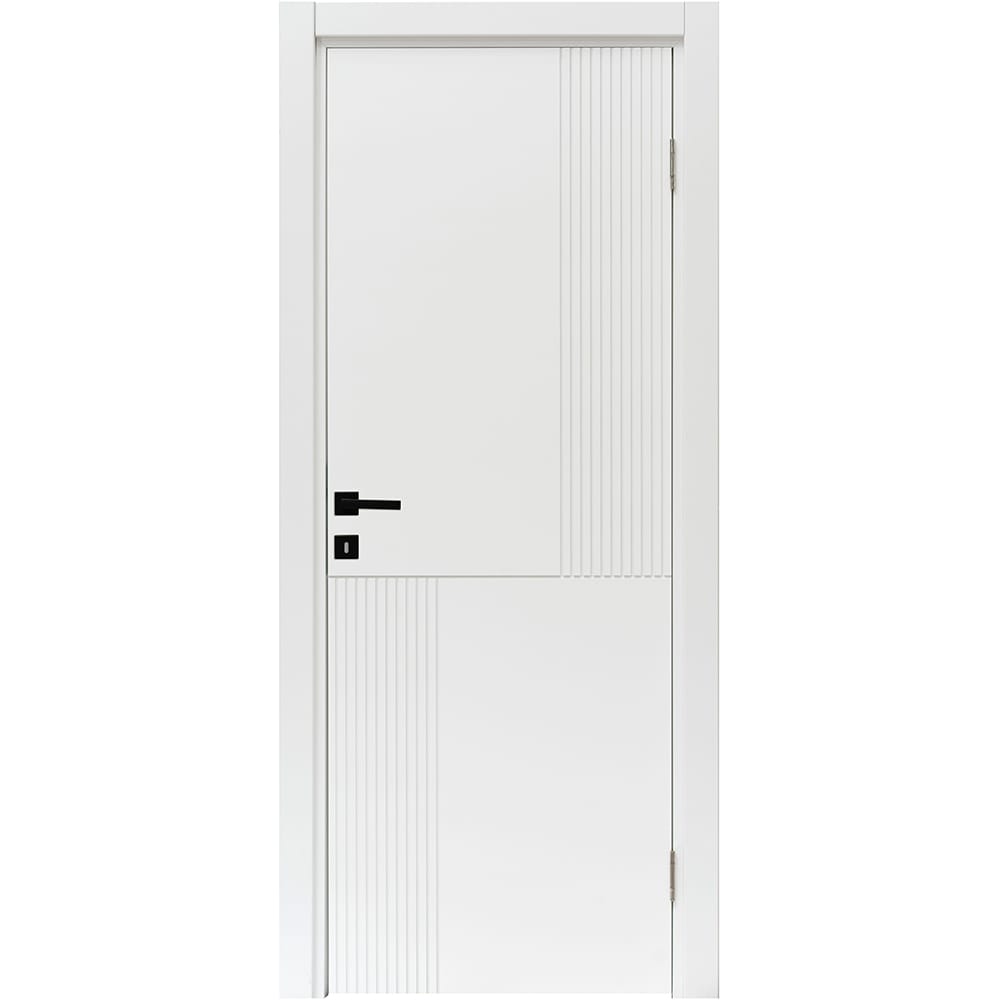 Usa interior Rifline, fara geam, reversibila, MDF, 68 x 203 cm, alb
