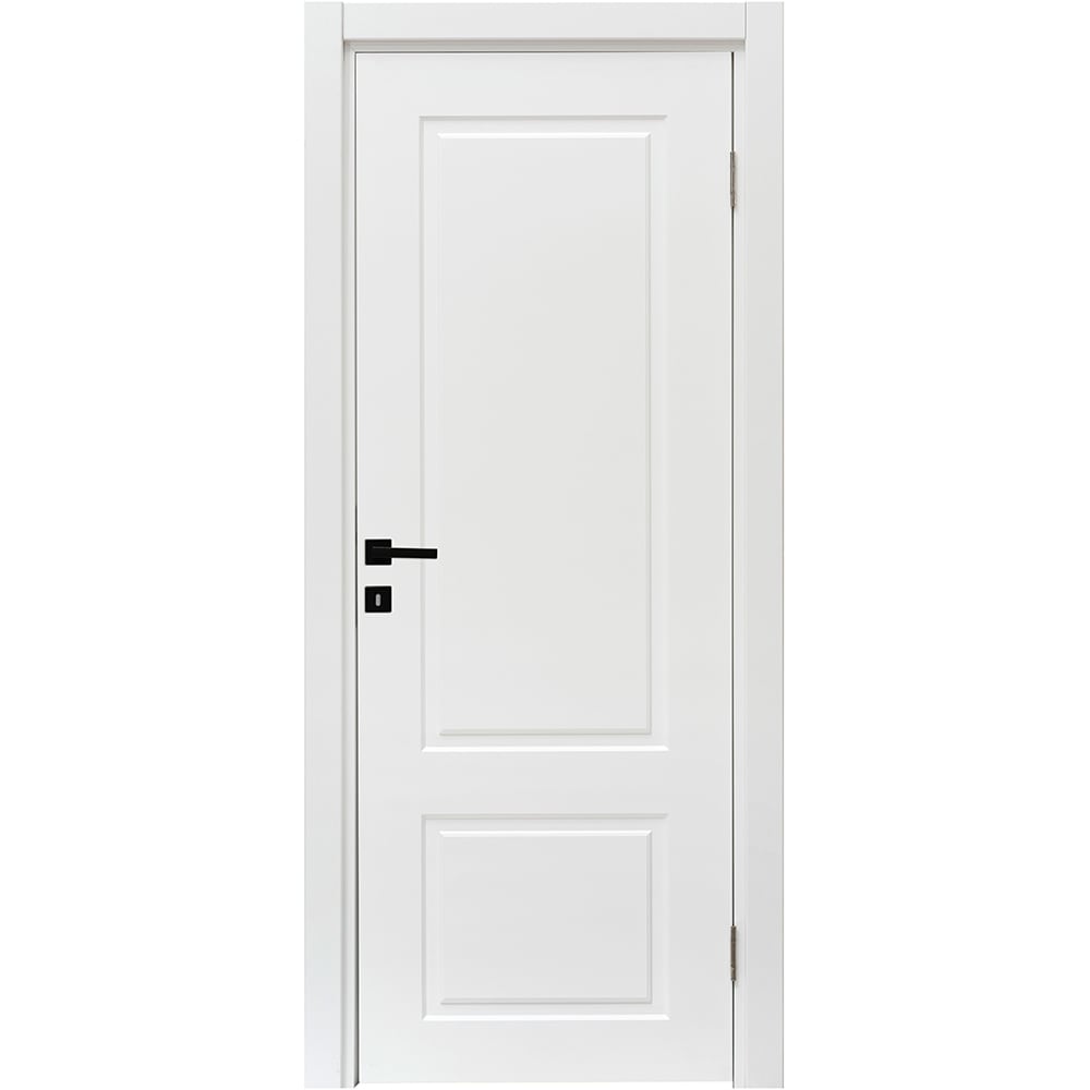 Usa interior Contur, fara geam, reversibila, MDF, 68 x 203 cm, alb