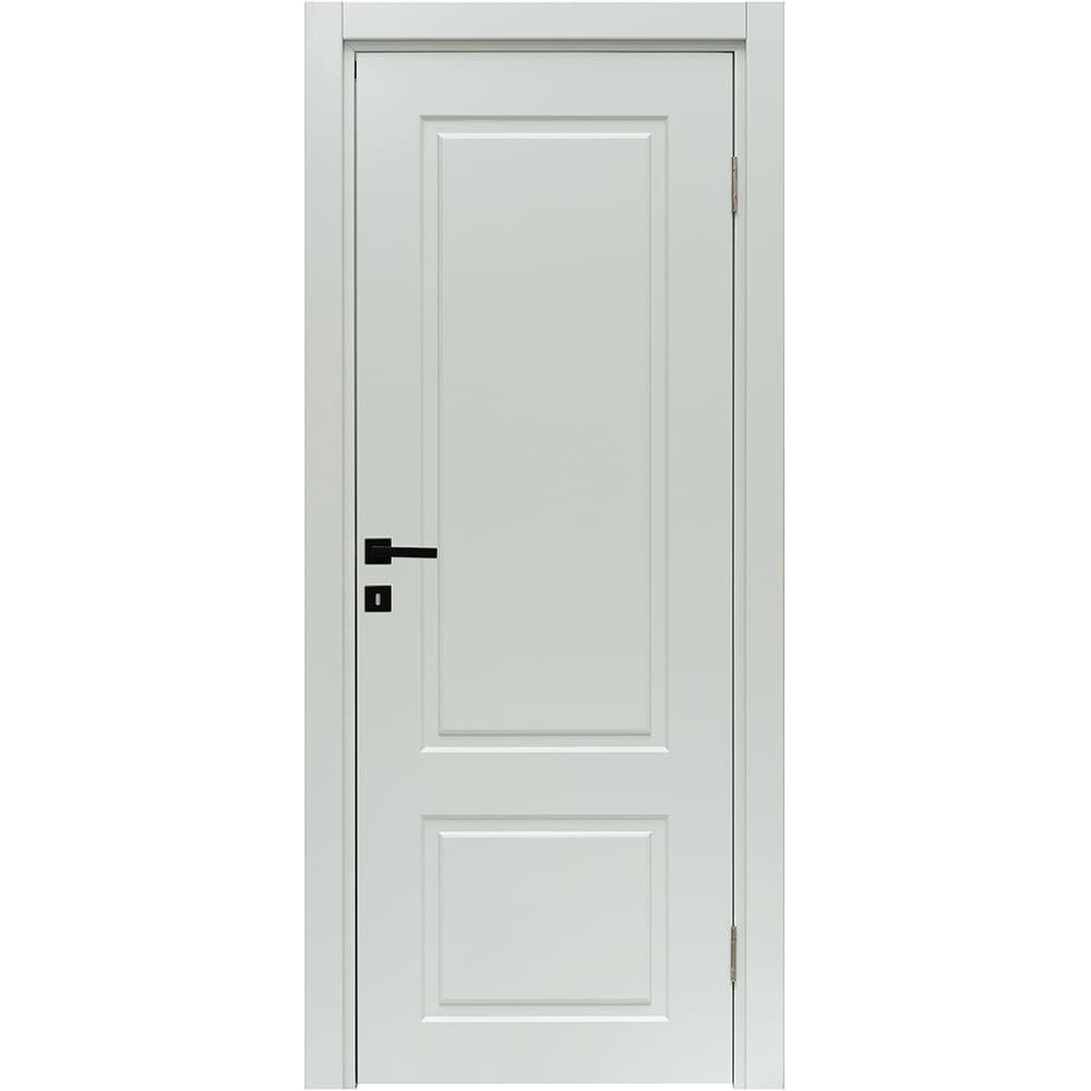 Usa interior Contur, fara geam, reversibila, MDF, 68 x 203 cm, gri deschis