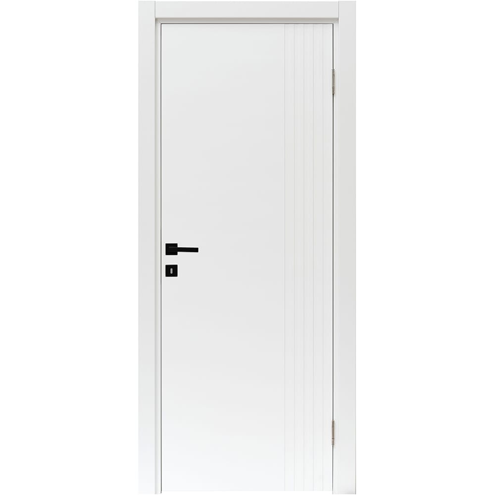 Usa interior Sonet, fara geam, reversibila, MDF, 68 x 203 cm, alb