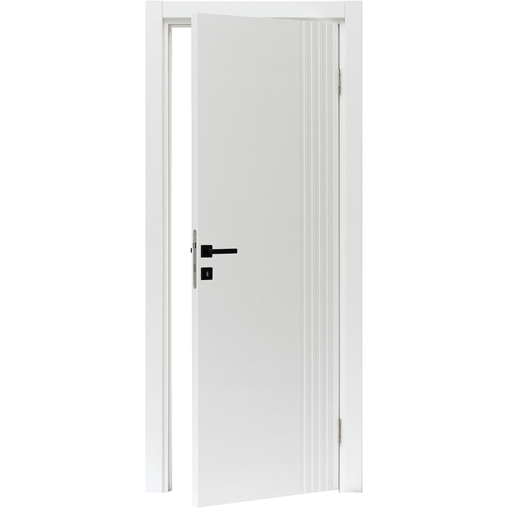 Usa interior Sonet, fara geam, reversibila, MDF, 68 x 203 cm, alb