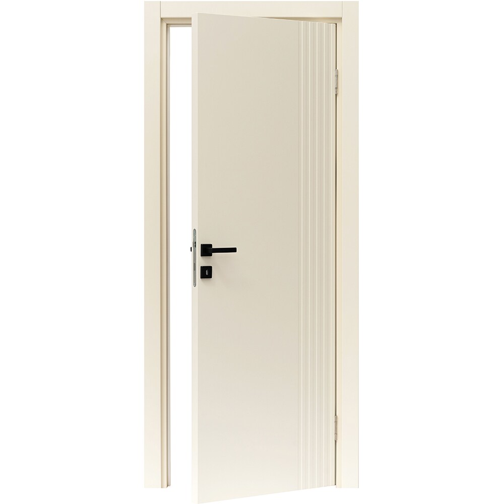 Usa interior Sonet, fara geam, reversibila, MDF, 68 x 203 cm, oyster