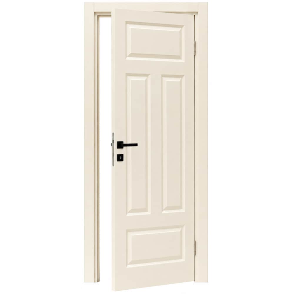 Usa interior Elegant, fara geam, reversibila, MDF, 78 x 203 cm, oyster