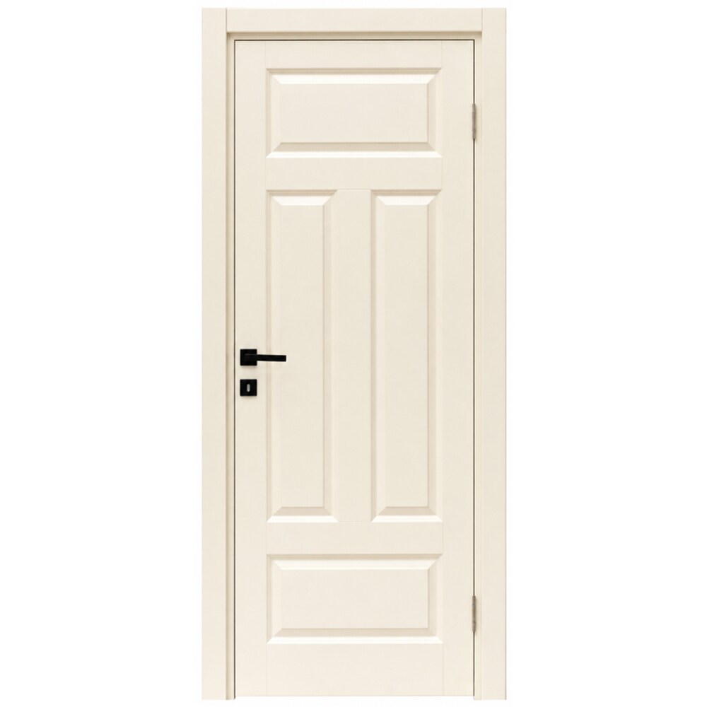 Usa interior Elegant, fara geam, reversibila, MDF, 88 x 203 cm, crem