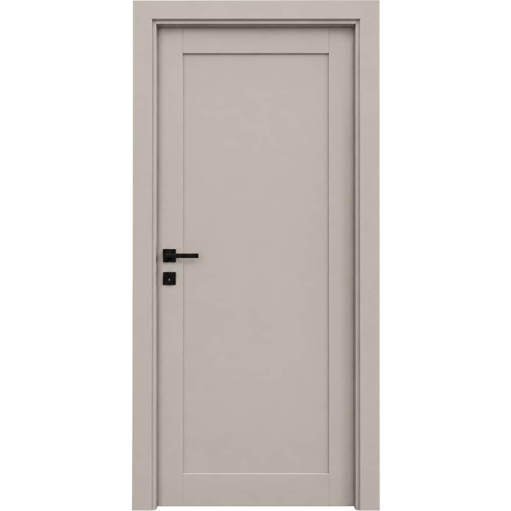 Usa interior Mod, fara geam, reversibila, MDF, 78 x 203 cm, gri mat