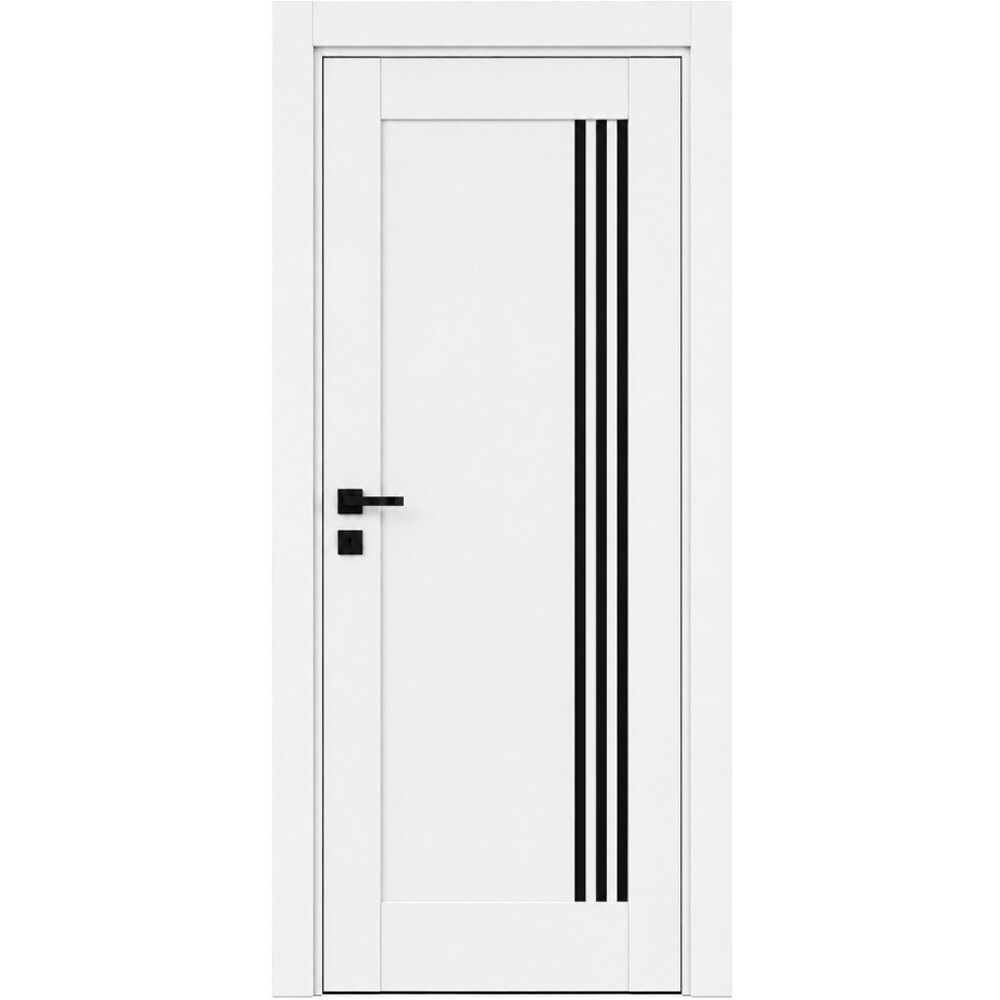 Usa interior Norden, fara geam, reversibila, MDF, 68 x 203 cm, alb