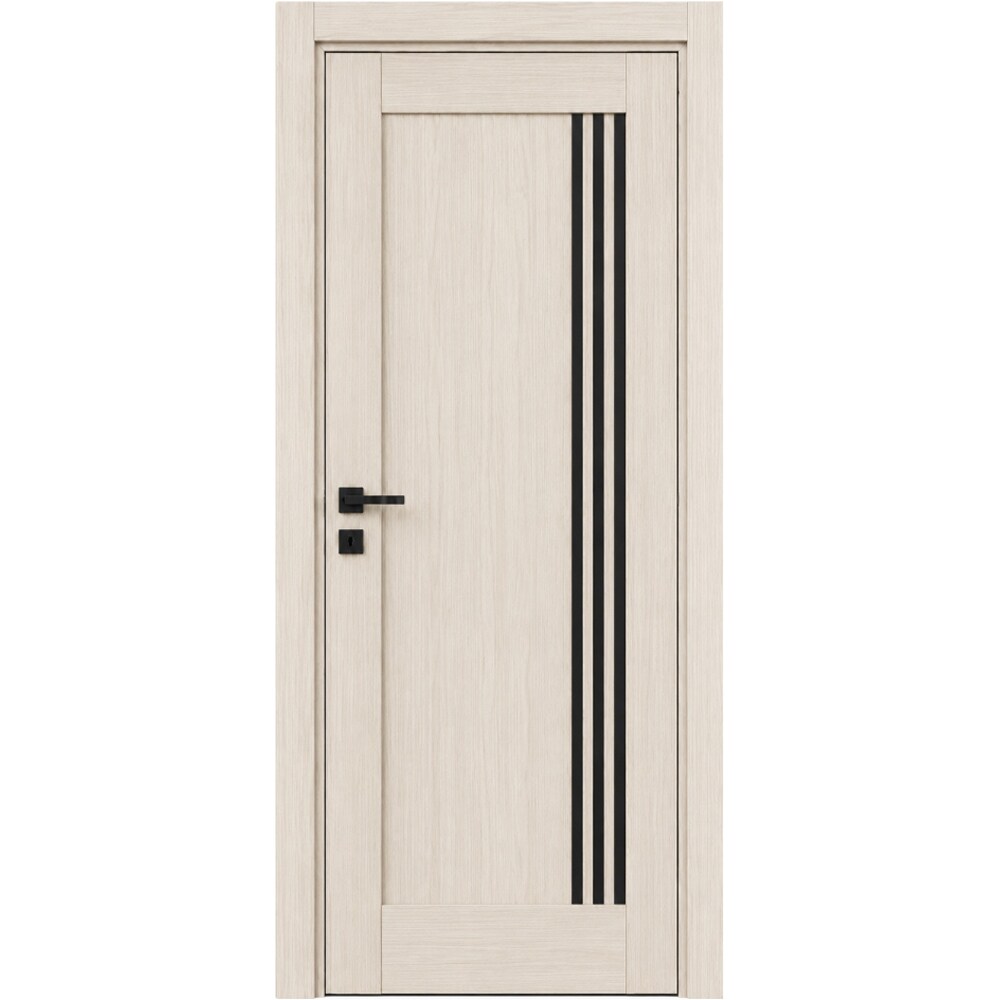 Usa interior Norden, fara geam, reversibila, MDF, 78 x 203 cm, maro deschis