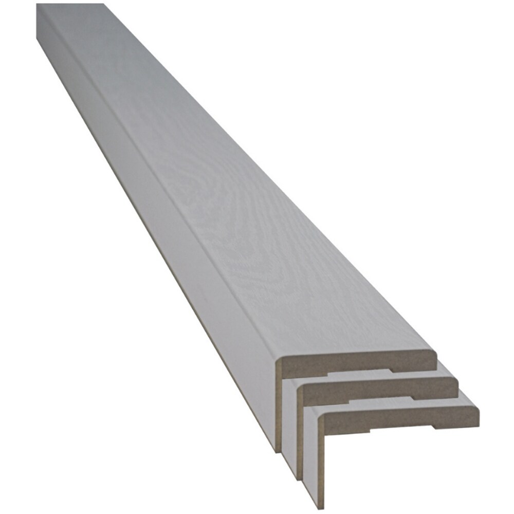 Set pervaz reglabil, MDF, 7.3 x 215 cm, alb