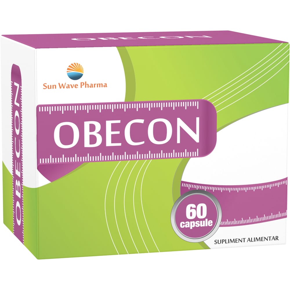 Supliment alimentar Obecon, 60 capsule, SUN WAVE PHARMA