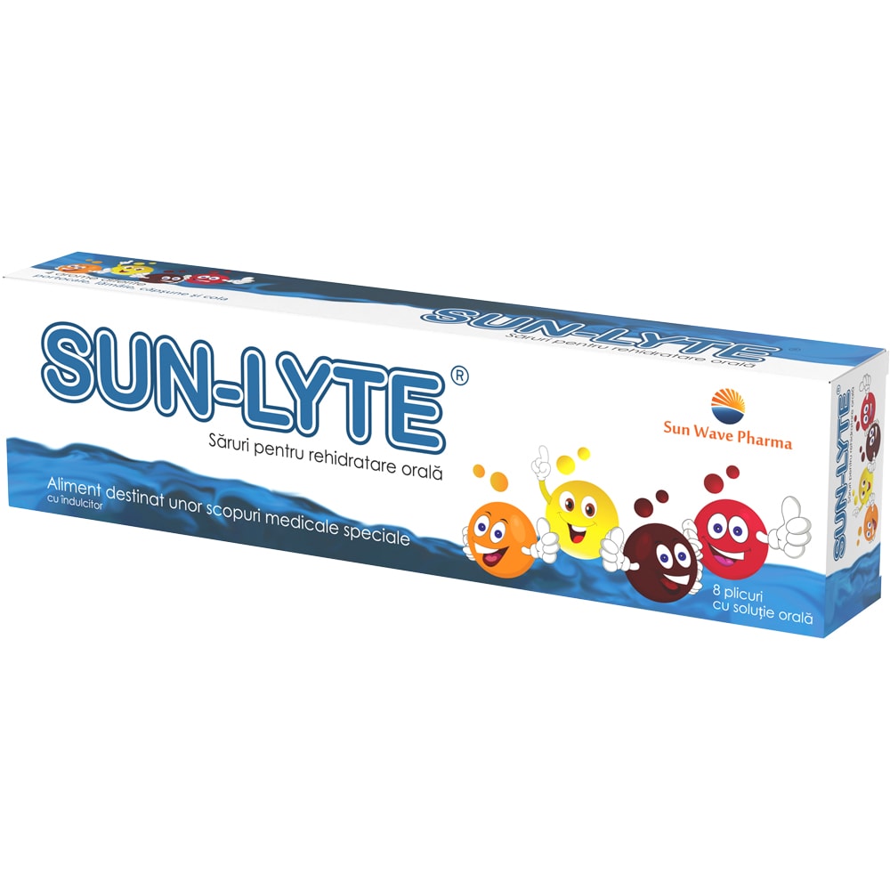 Supliment alimentar Sun-Lyte, 8 plicuri, SUN WAVE PHARMA