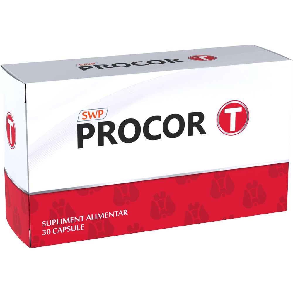 Supliment alimentar Procor T,  30 capsule, SUN WAVE PHARMA