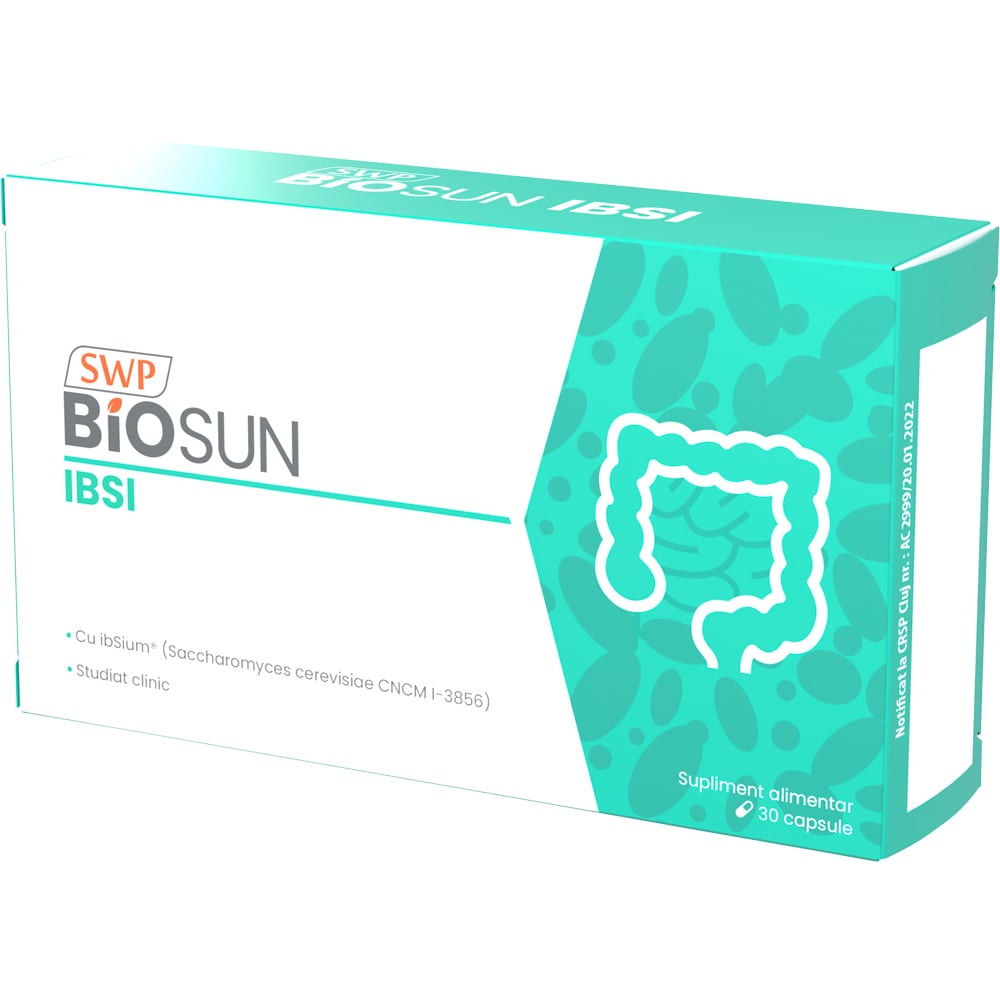 Supliment alimentar Biosun Ibsi, 30 capsule, SUN WAVE PHARMA