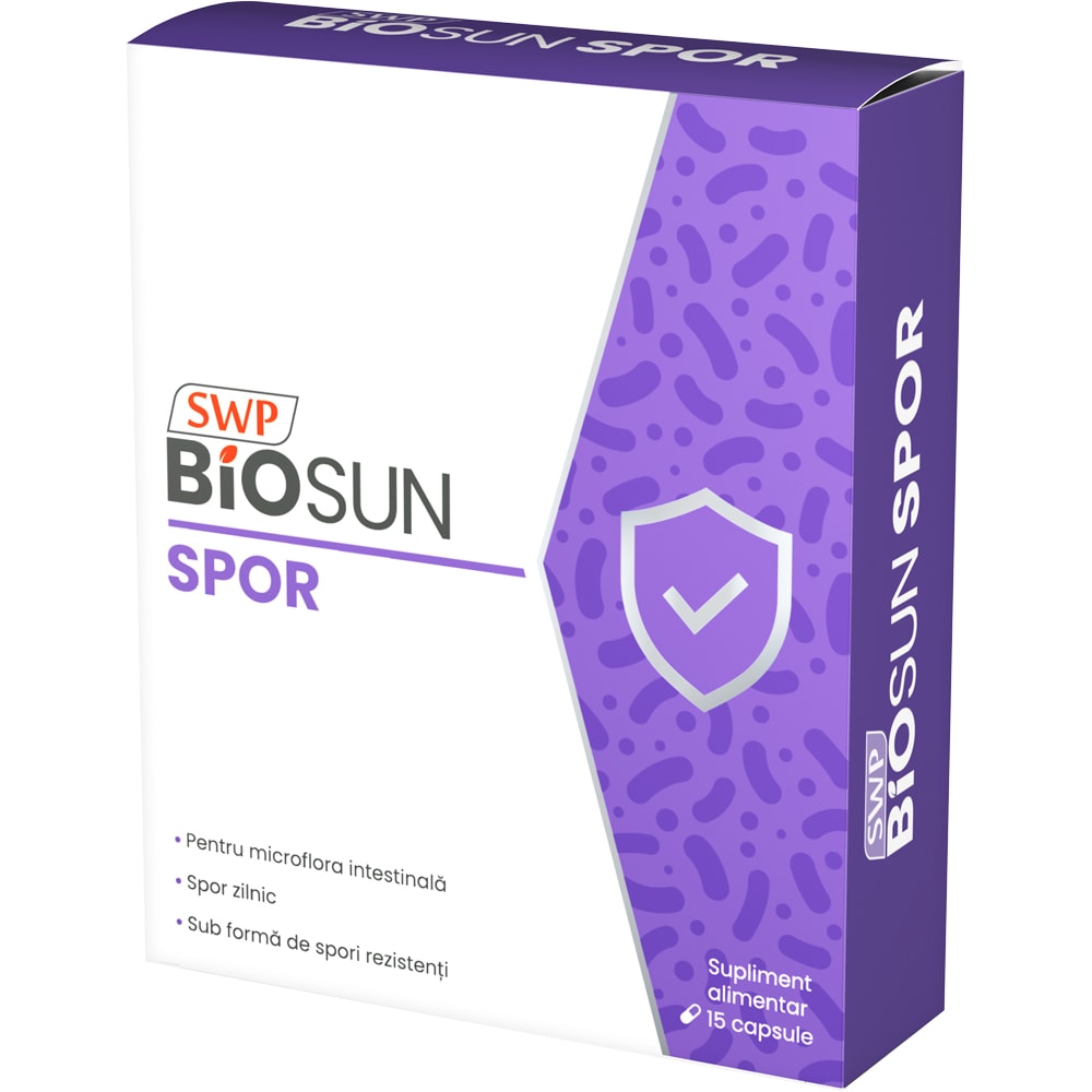 Supliment alimentar Biosun Spor, 15 capsule, SUN WAVE PHARMA
