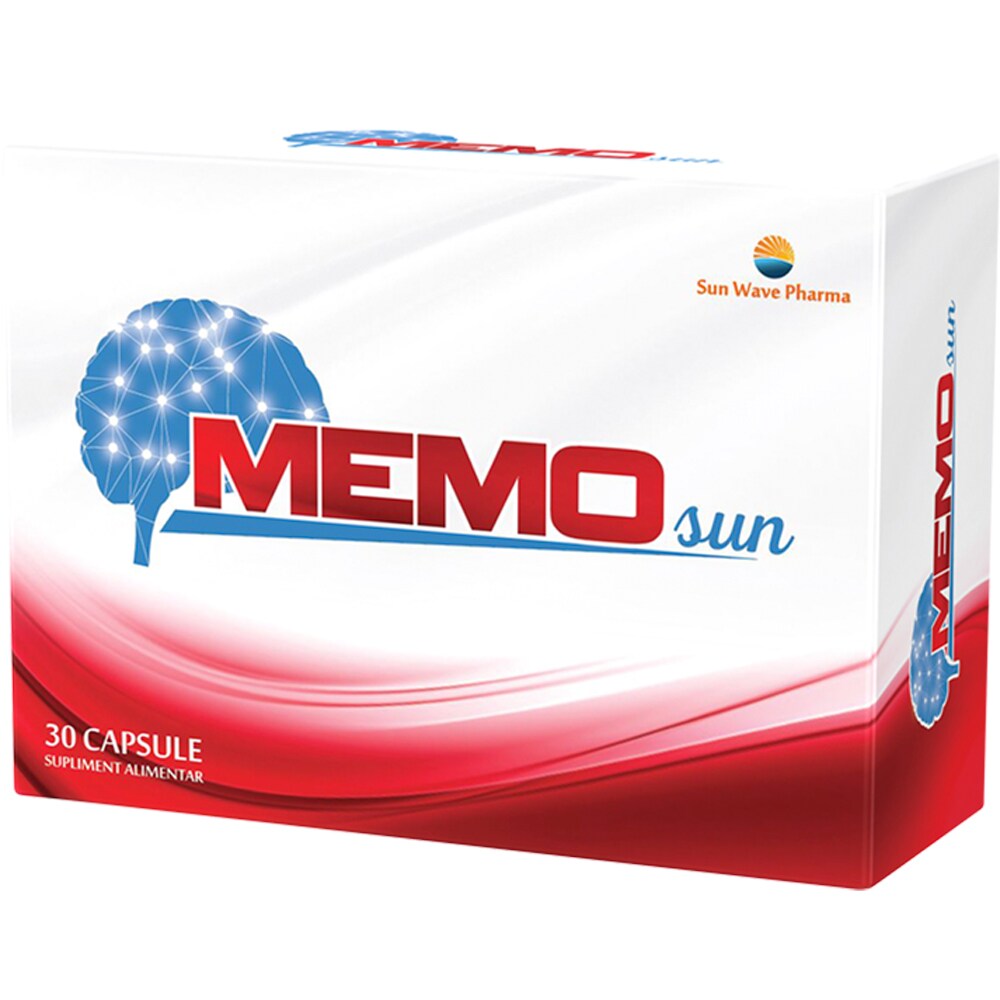 Supliment alimentar Memosun, 30 capsule, SUN WAVE PHARMA