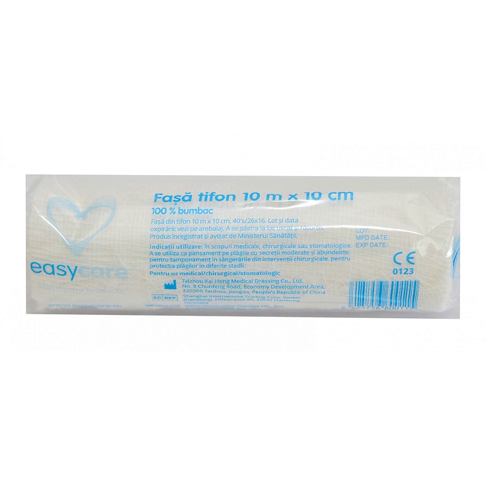 Fasa tifon EASYCARE bumbac, 10cm x 10m, 10buc