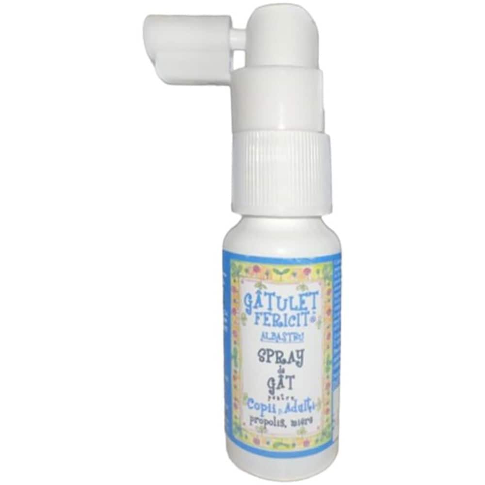 Spray de gat Gatulet fericit, cu albastru de metilen, 20 ml, PRISACA TRANSILVANIA
