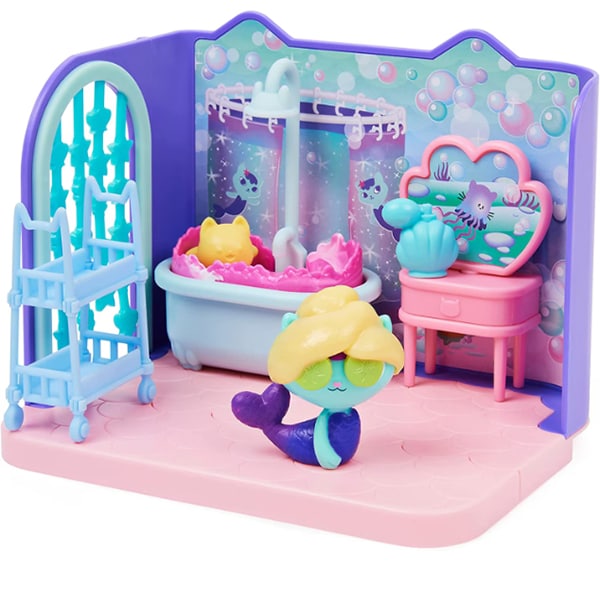 Casa de lux GABBY'S DOLLHOUSE Baia pentru dichisit, 3 ani+, multicolor