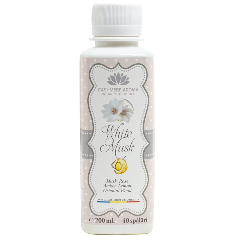 Parfum de rufe CASHMERE AROMA White Musk, 200 ml, 40 spalari