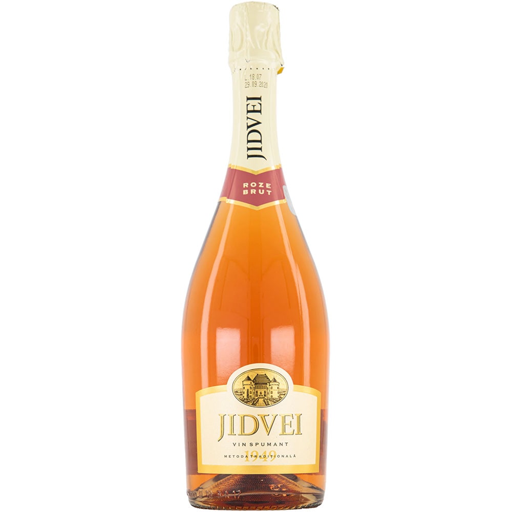 Vin spumant rose sec Jidvei Brut, 0.75L