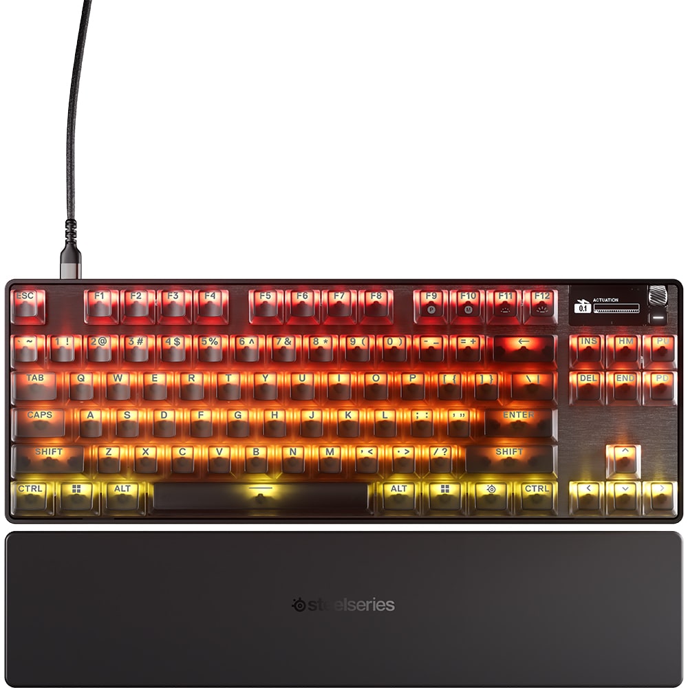 Tastatura Gaming mecanica STEELSERIES Apex Pro TKL Gen 3 Steel, USB, Layout US, negru
