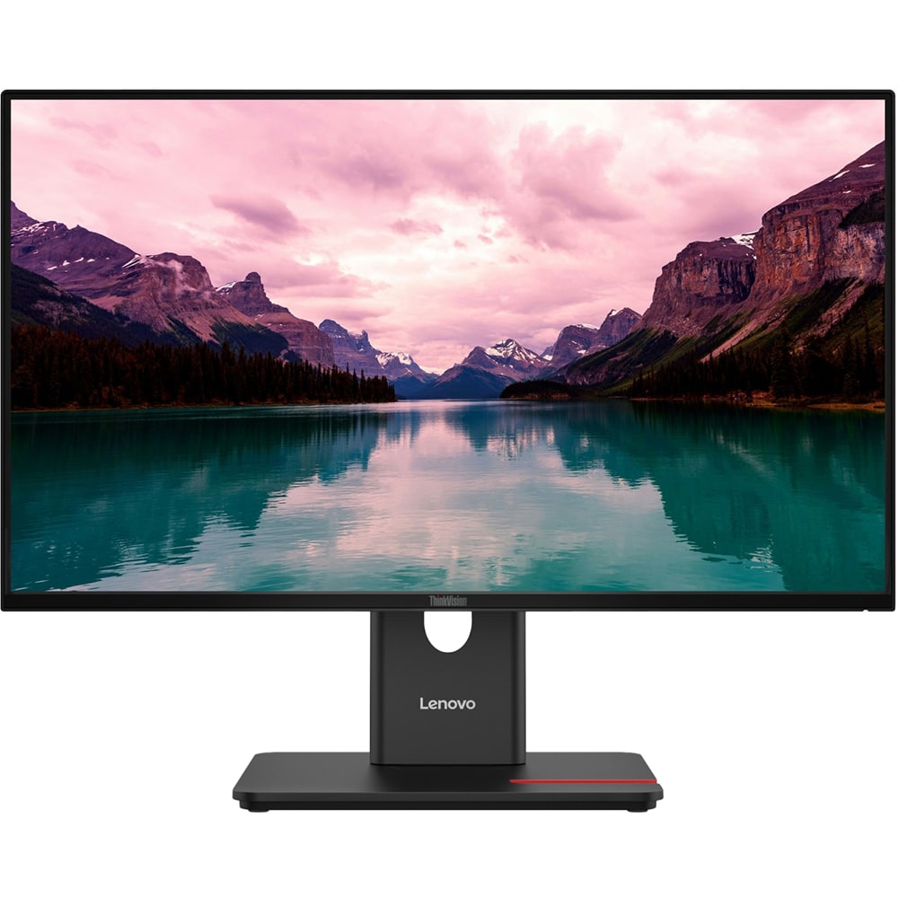 Monitor LED IPS LENOVO ThinkVision T24-40, 23.8", Full HD, 120Hz, pivot, negru