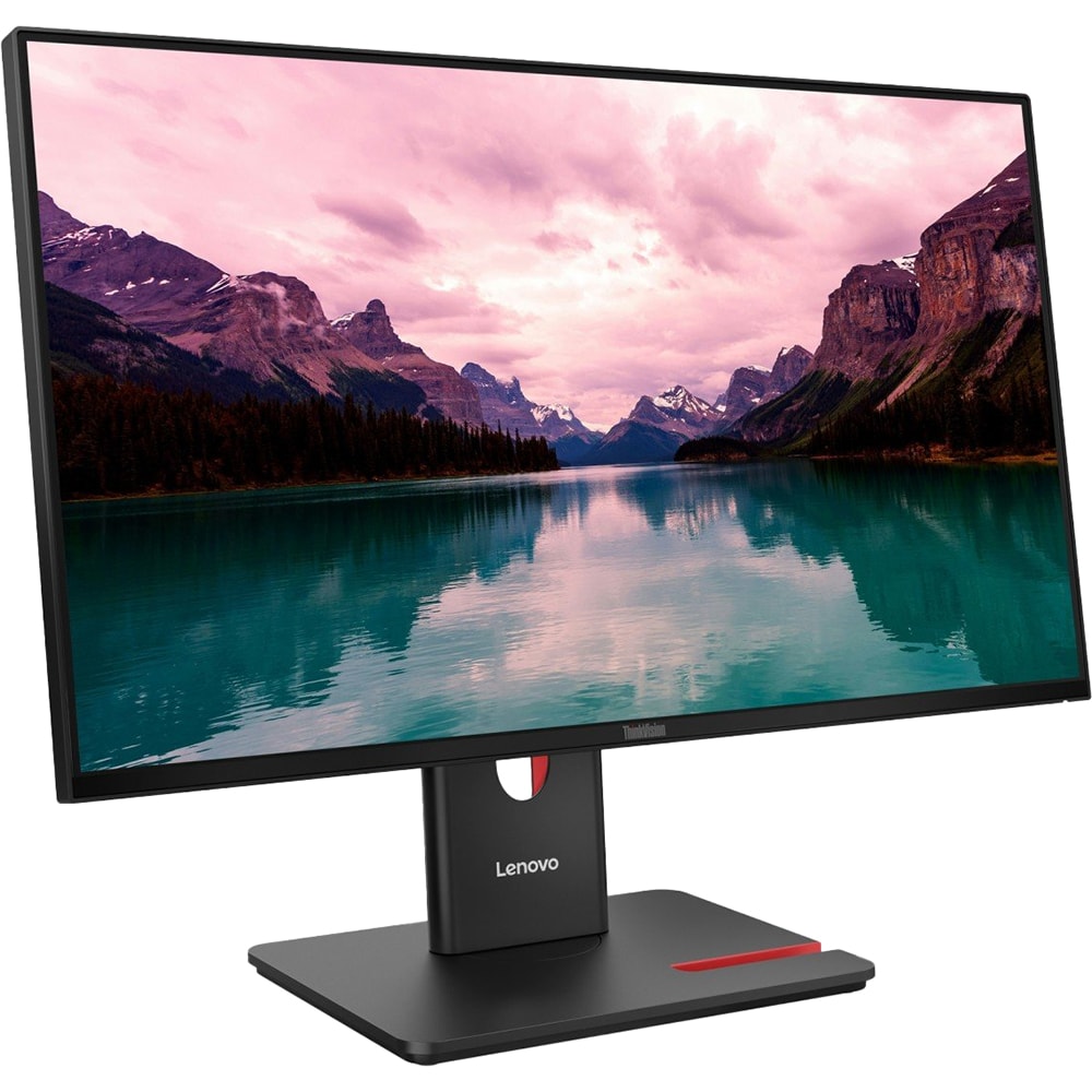 Monitor LED IPS LENOVO ThinkVision T24-40, 23.8", Full HD, 120Hz, pivot, negru