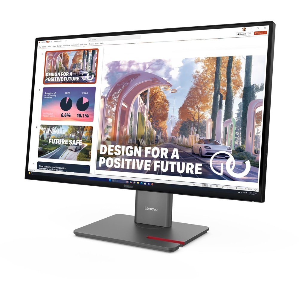 Monitor LED IPS LENOVO ThinkVision P27QD-40, 27", QHD, 120 Hz, HDR10, negru