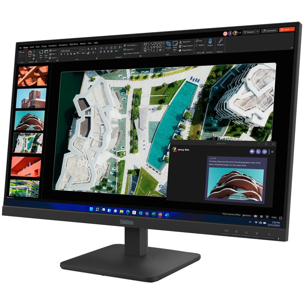 Monitor LED IPS LENOVO ThinkVision S27-4e, 27", Full HD, 100Hz, negru