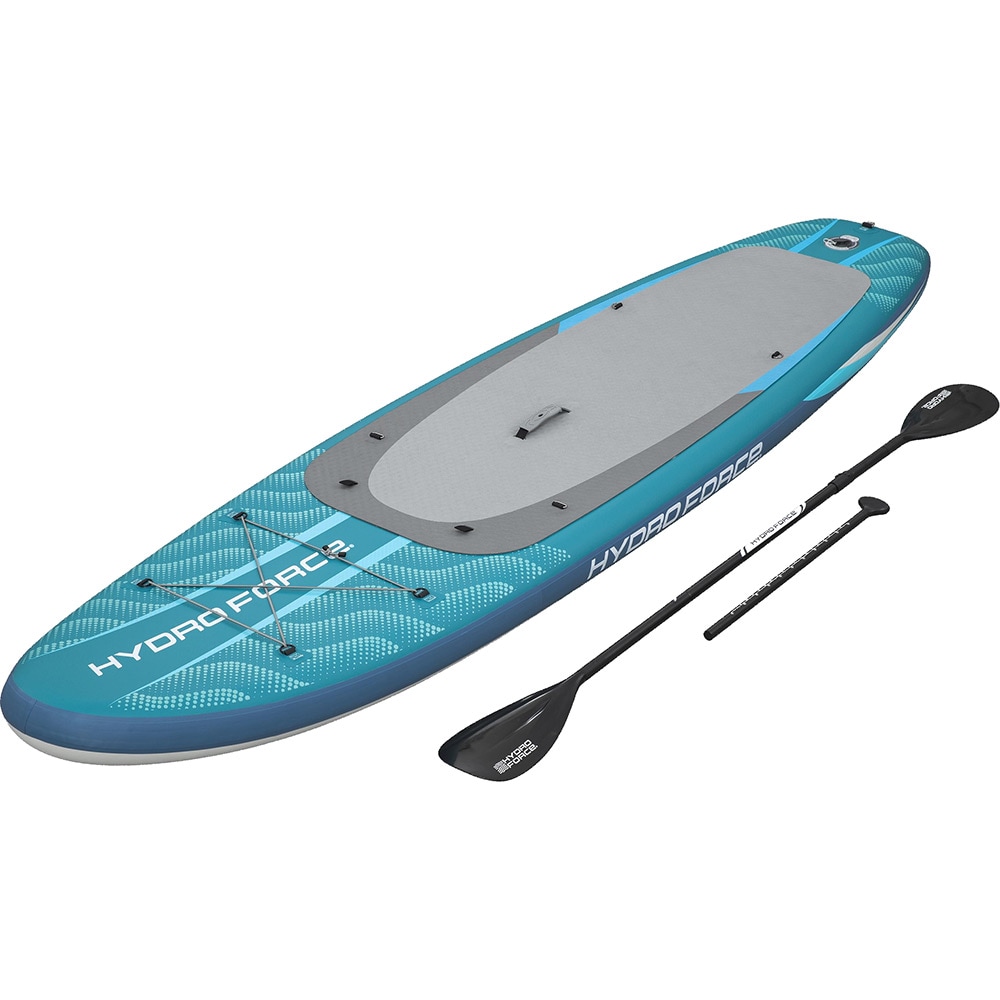 Set placa SUP BESTWAY Hydro-Force, 335 x 91.5 x 15 cm, pompa inclusa, sarcina maxima 150 kg, albastru-gri