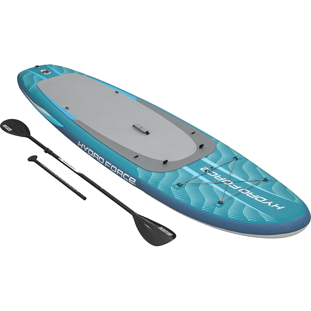 Set placa SUP BESTWAY Hydro-Force, 335 x 91.5 x 15 cm, pompa inclusa, sarcina maxima 150 kg, albastru-gri