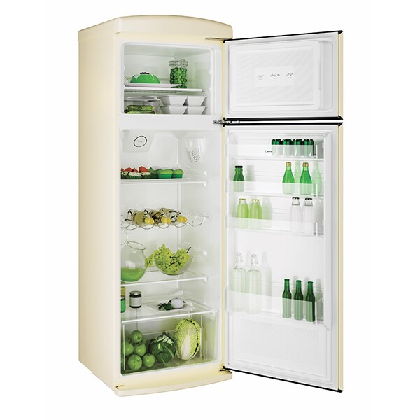 Frigider cu doua usi CANDY 34002436/CVRDS6174WH, 304 l, H 175 cm, clasa A++, bej