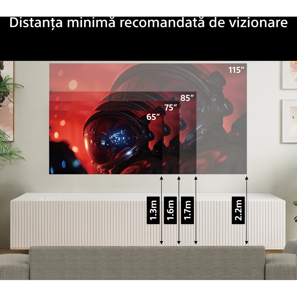 Televizor True RGB LED SONY BRAVIA 9 II 85XR95M2, Ultra HD 4K, 215cm